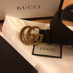 Gucci Double G Belt- 100% Authentic